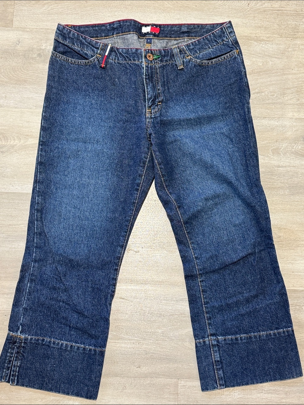 Tommy Hilfiger Vintage Y2K Indigo Clam Digger Jeans